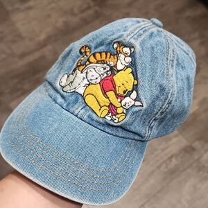 Disney Vintage Winnie the Pooh Denim Hat